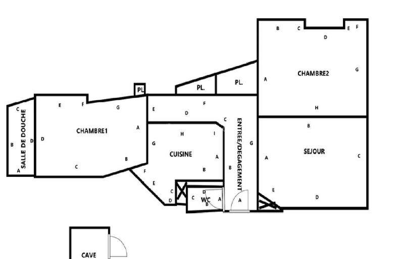Appartement - 66 m² - 3 pièces