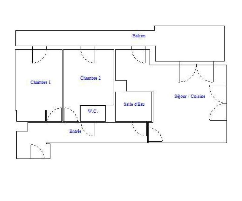 Appartement - 61 m² - 3 pièces