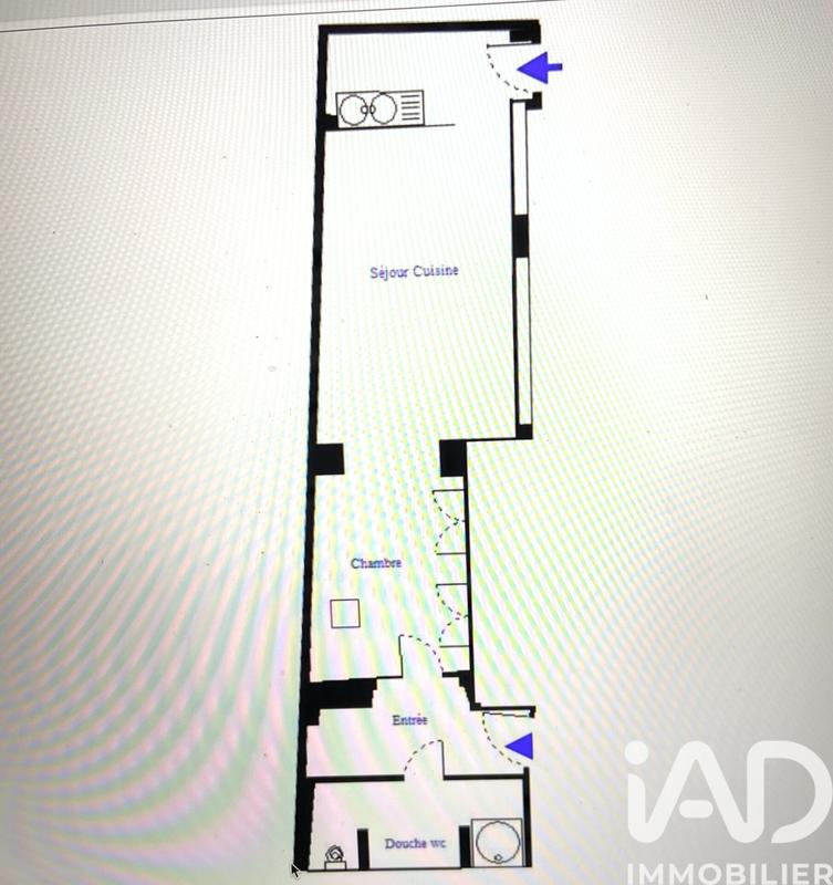 Appartement - 38 m² - 2 pièces