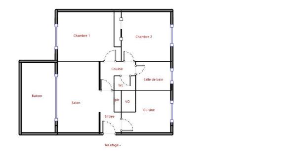 Appartement - 68 m² - 3 pièces