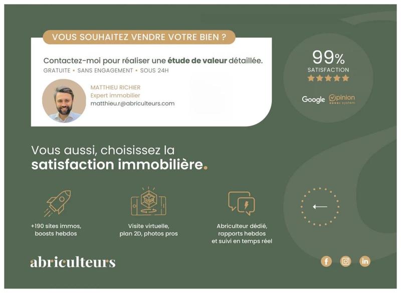 Appartement ancien - 33 m² - 1 pièce