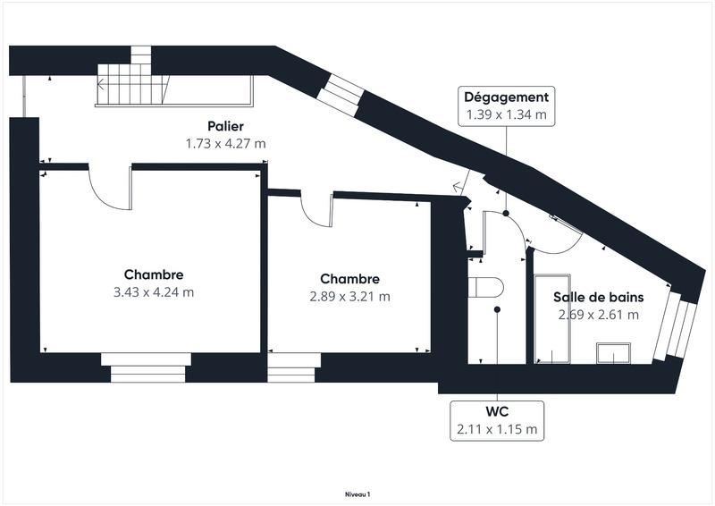 Appartement - 88 m² - 5 pièces