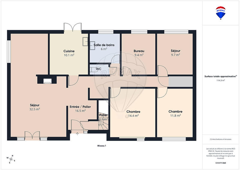 Maison - 117 m² - 5 pièces