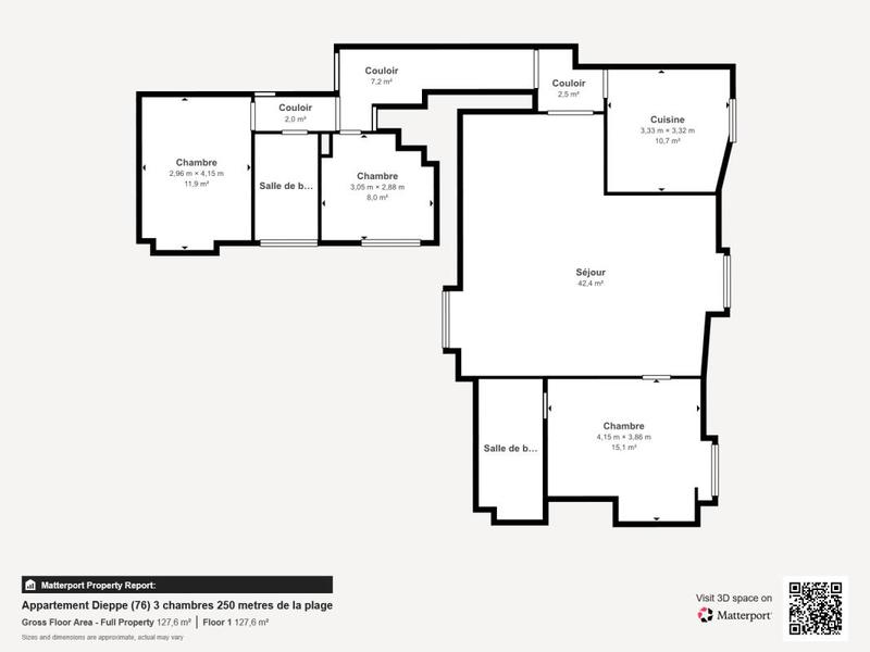 Appartement bourgeois - 112 m² - 5 pièces