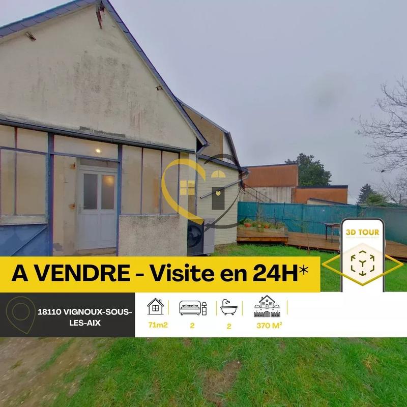 Maison - 71 m² - 3 pièces