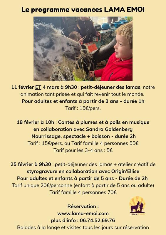 Contes à plumes et à poils en musique chez Lama Émoi