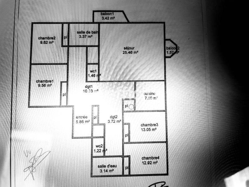 Appartement - 113 m² - 5 pièces