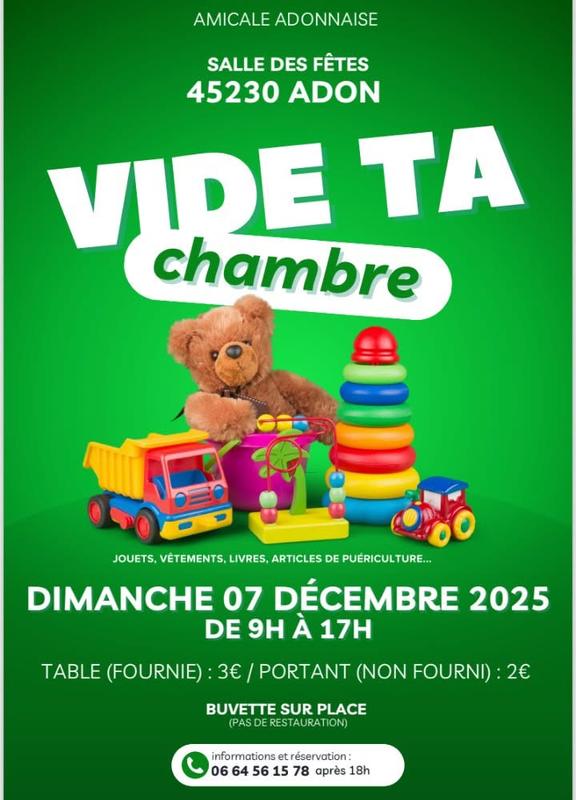Vide ta chambre