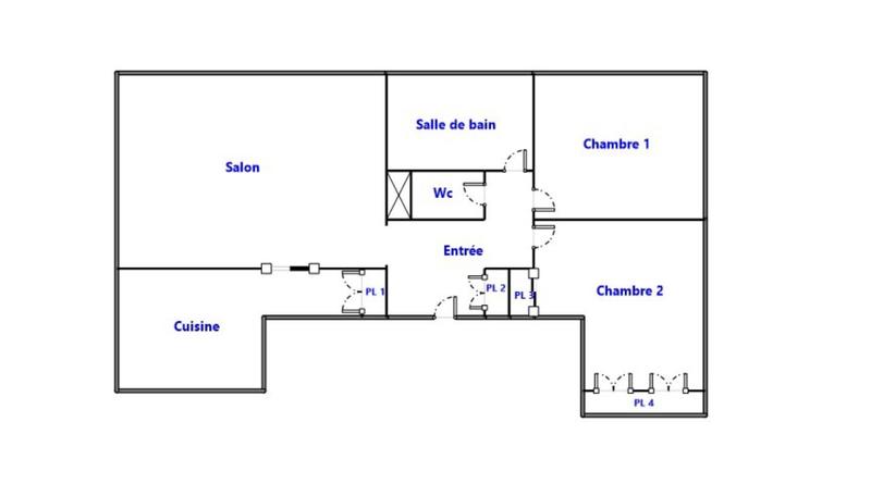 Appartement - 71 m² - 3 pièces