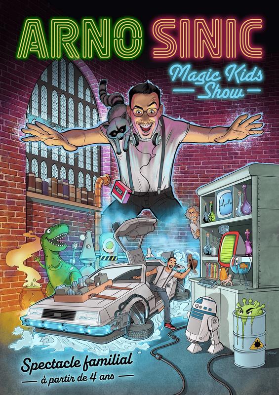 Spectacle de magie - Arno Sinic