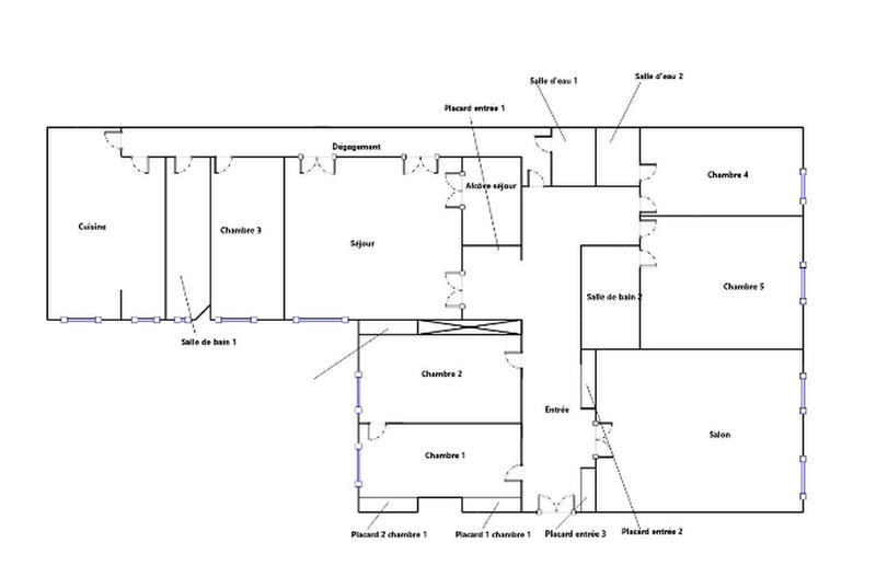 Appartement - 276 m² - 7 pièces