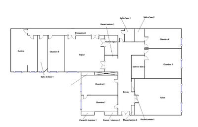 Appartement - 276 m² - 7 pièces