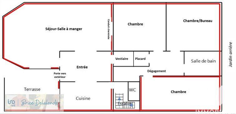 Maison - 220 m² - 9 pièces