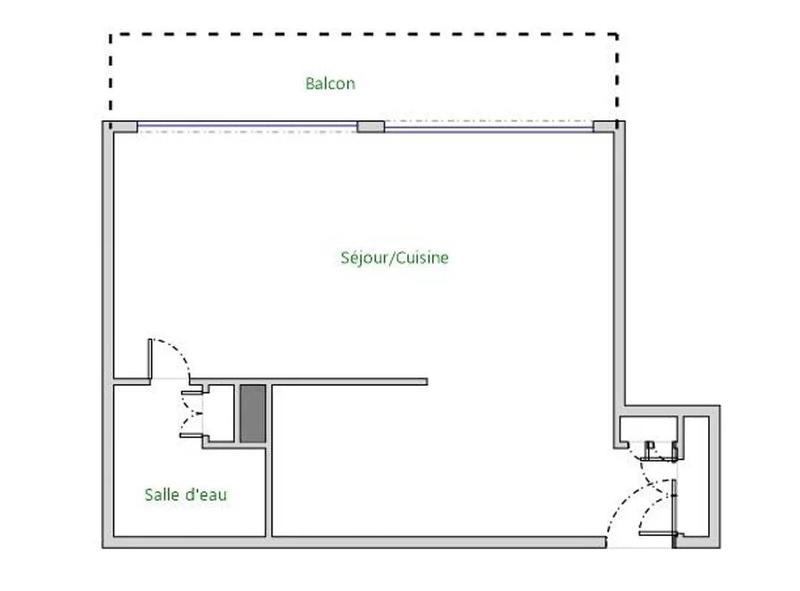 Appartement - 40 m² - 2 pièces