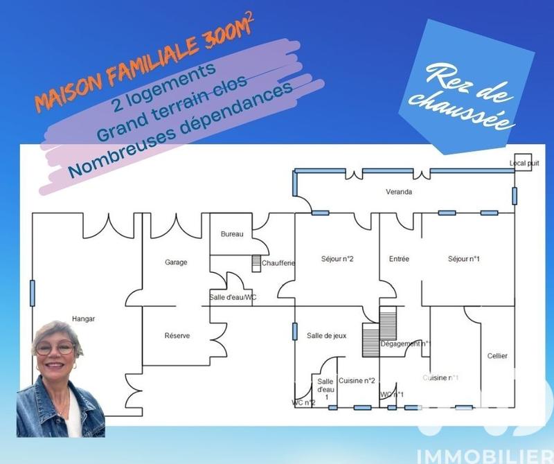 Maison - 296 m² - 11 pièces