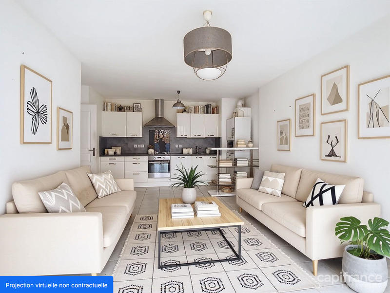 Appartement - 57 m² - 3 pièces