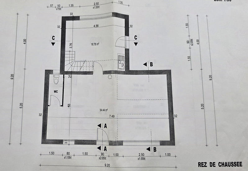 Maison - 70 m² - 3 pièces
