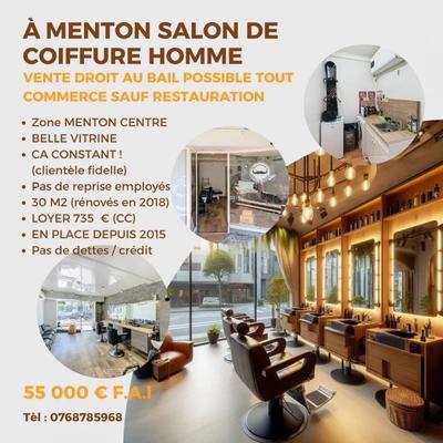 Beauté / Bien-être - 30 m² - 1 pièce