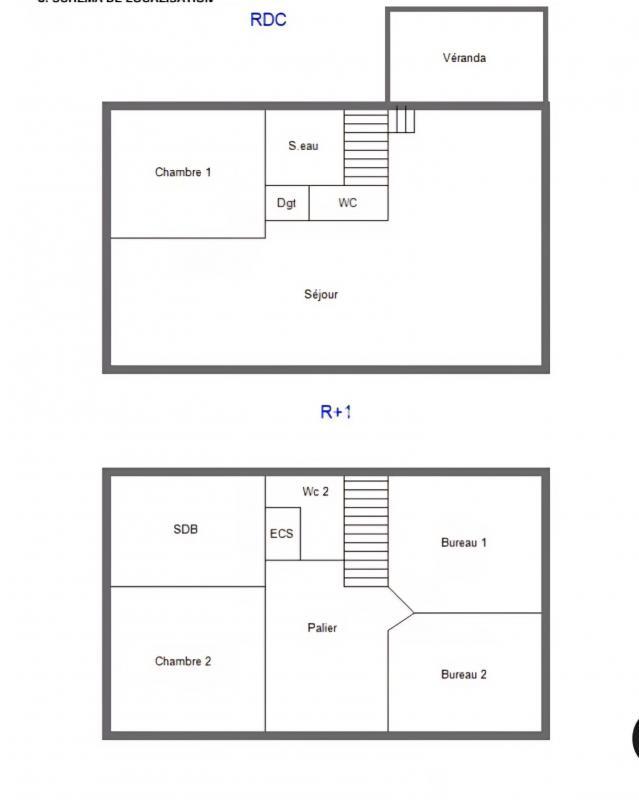 Maison - 90 m² - 5 pièces