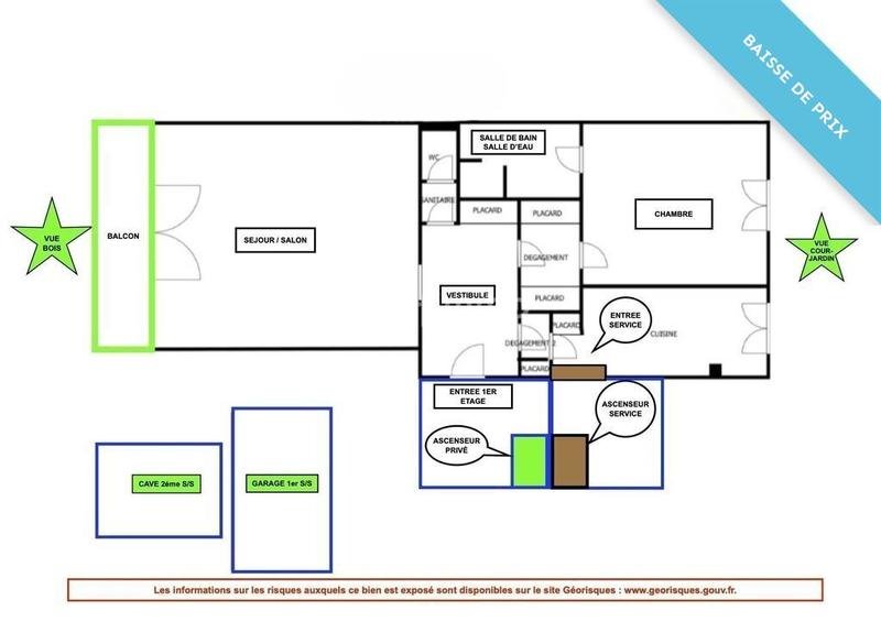 Appartement - 97 m² - 2 pièces