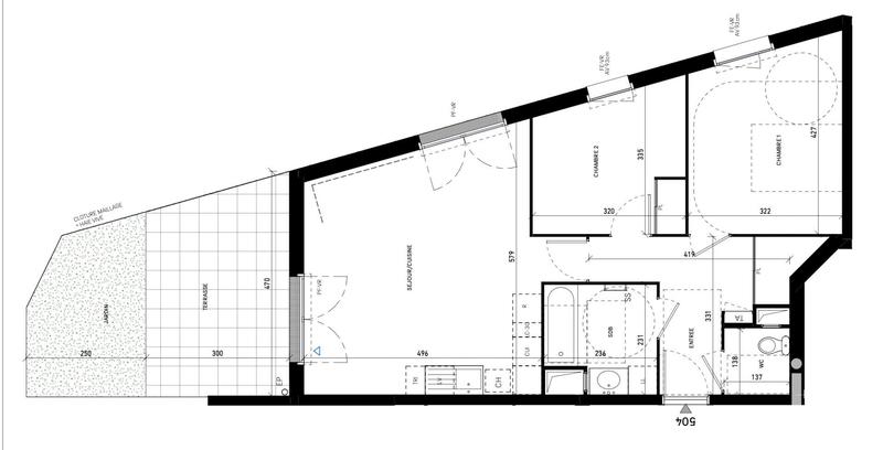 Appartement - 62 m² - 3 pièces