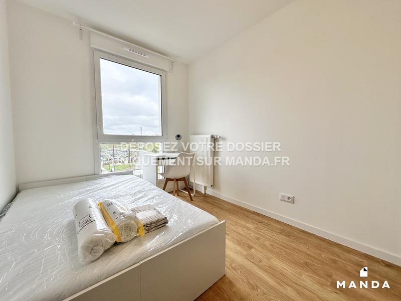 Chambre - 9 m² - 4 pièces