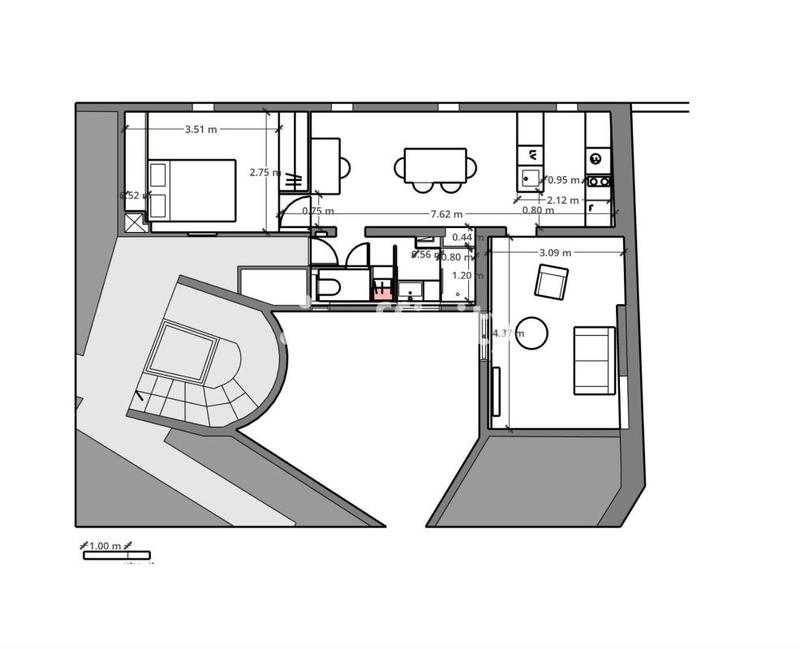Appartement - 45 m² - 3 pièces