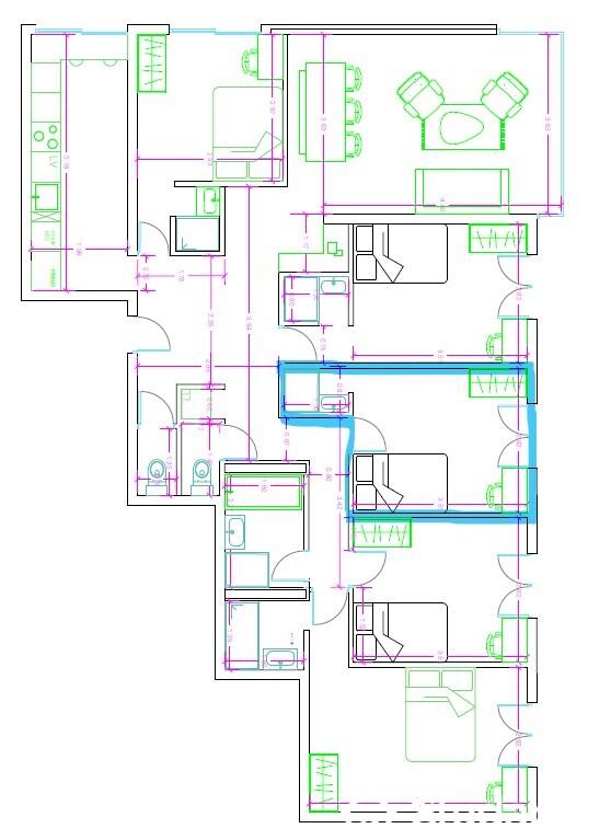 Chambre - 12 m² - 1 pièce