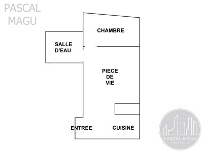 Appartement - 39 m² - 2 pièces