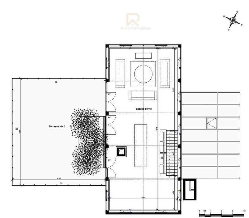 Appartement - 214 m² - 7 pièces