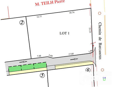 Terrain - 650 m²