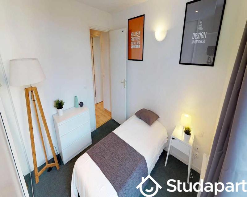 Chambre - 35 m² - 1 pièce
