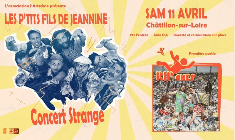 Concert "Les p'tits fils de Jeannine" et "Rip chef"