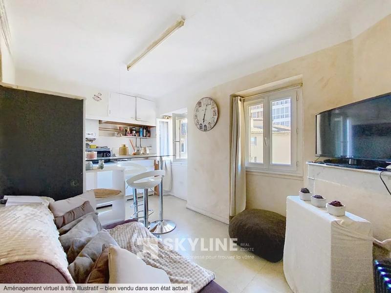 Appartement - 25 m² - 2 pièces