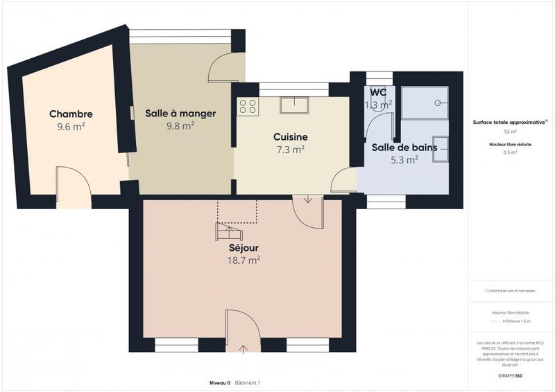 Maison - 80 m² - 6 pièces