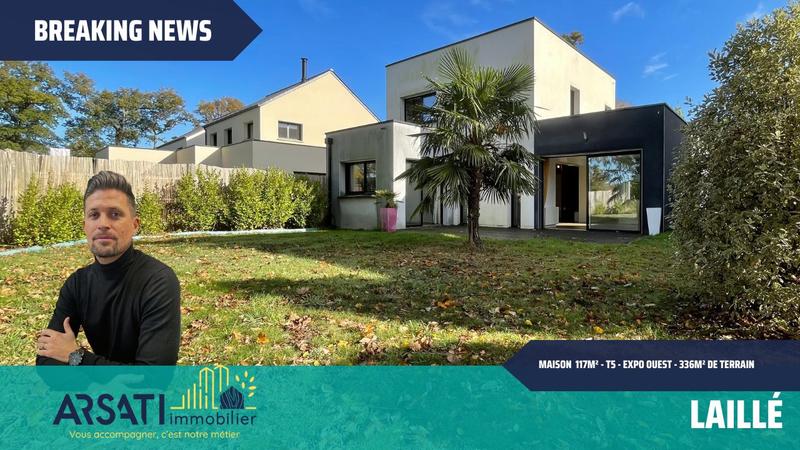 Maison contemporaine - 117 m² - 5 pièces