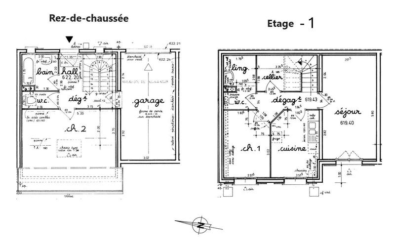 Maison - 72 m² - 3 pièces