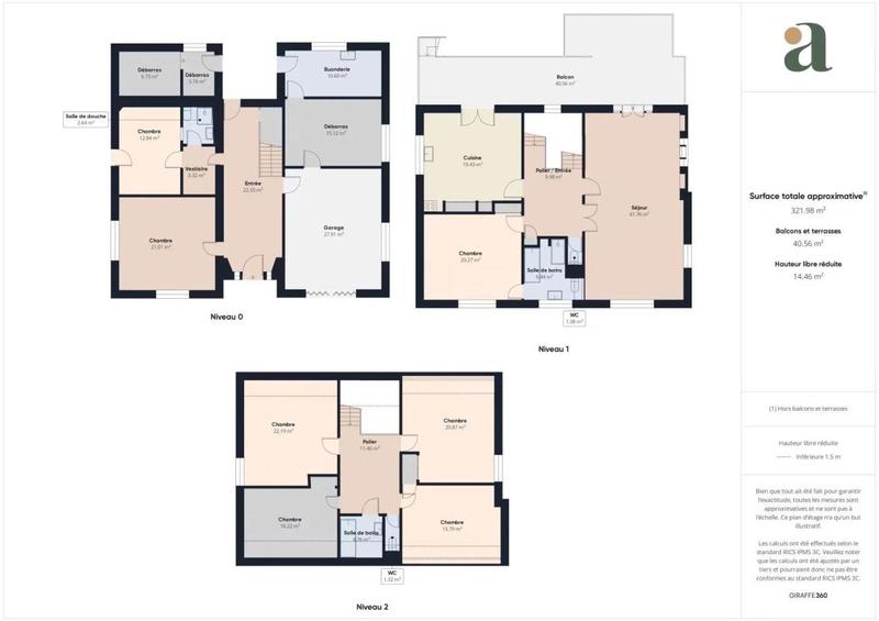 Appartement - 230 m² - 9 pièces