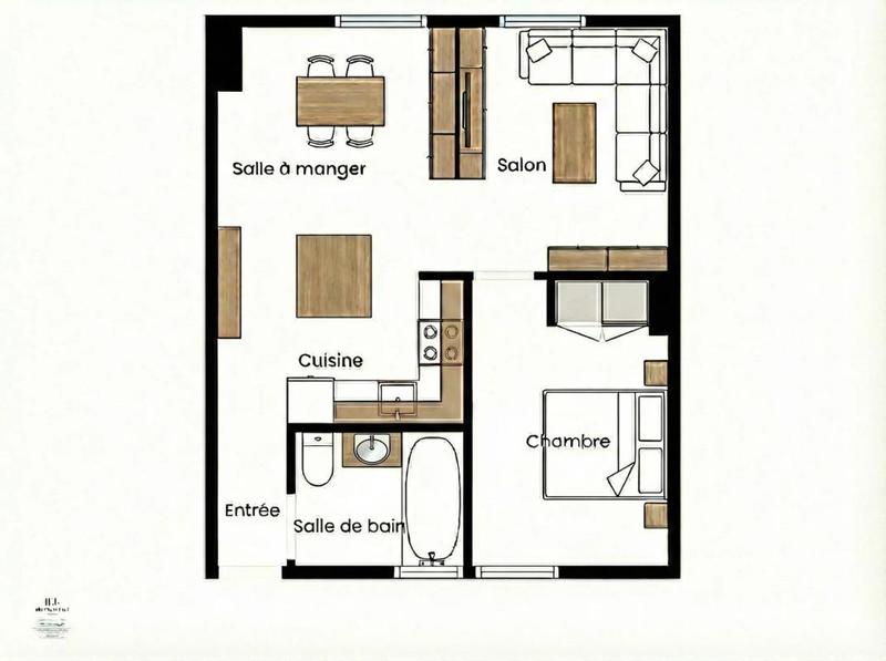 Appartement - 39 m² - 2 pièces