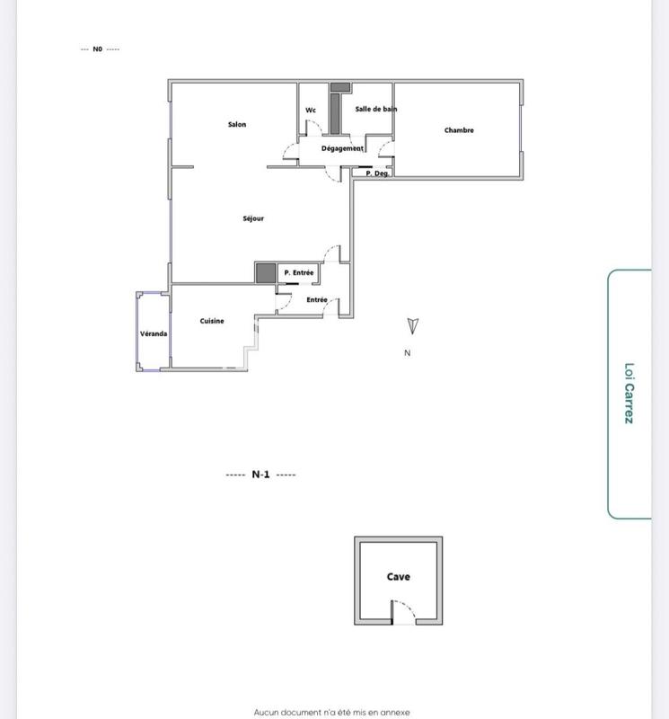 Appartement - 64 m² - 3 pièces