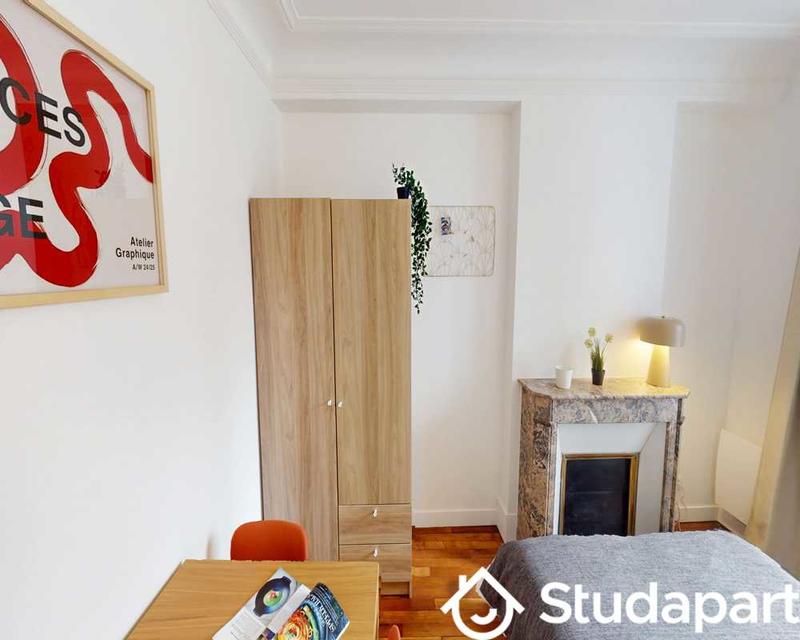 Chambre - 17 m² - 1 pièce