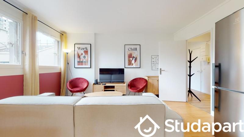 Chambre - 9 m² - 1 pièce