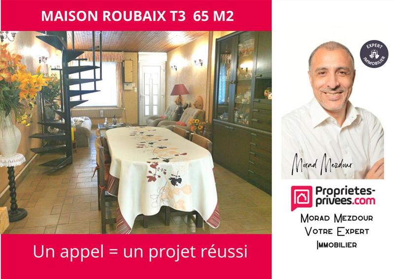 Maison - 65 m² - 3 pièces