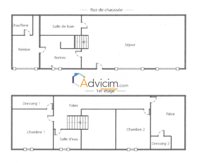 Maison ancienne - 166 m² - 6 pièces