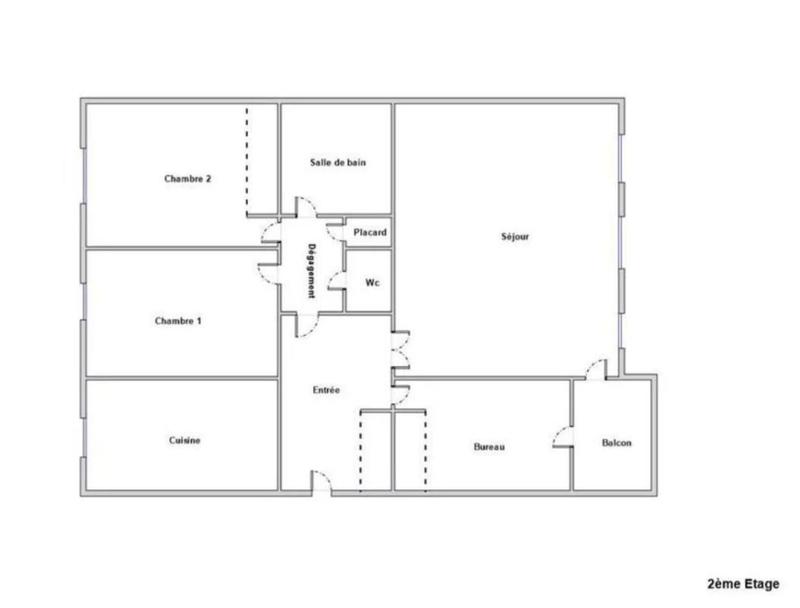 Appartement - 85 m² - 4 pièces