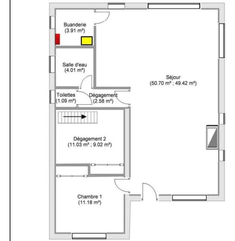Maison - 117 m² - 6 pièces