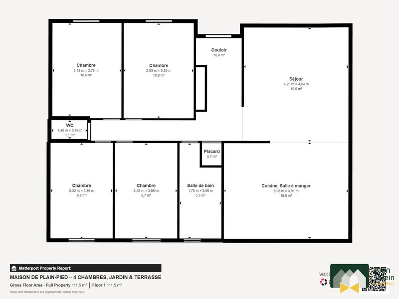 Maison - 100 m² - 5 pièces