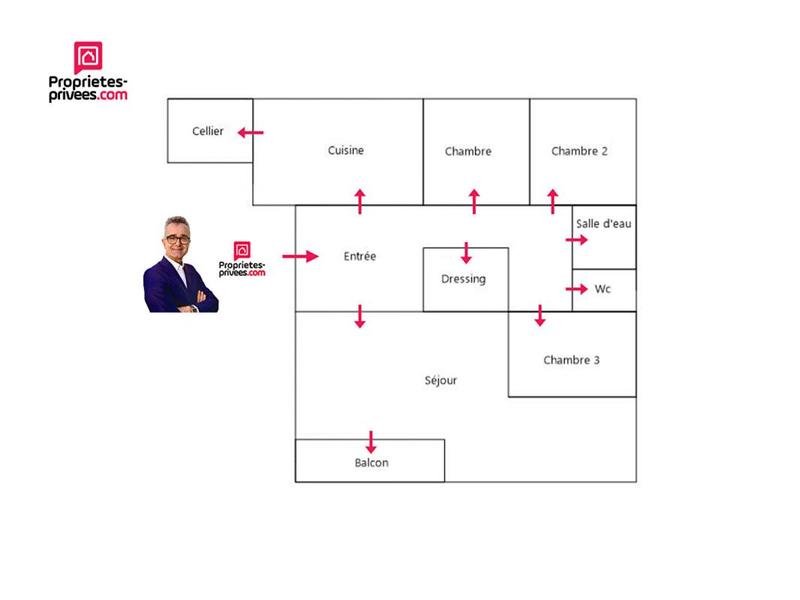 Appartement - 102 m² - 5 pièces