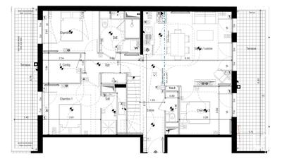 Appartement - 86 m² - 4 pièces