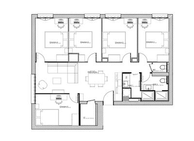 Appartement - 87 m² - 6 pièces